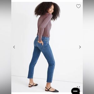 Madewell Mid-Rise Stovepipe Jeans in Leman Wash: TENCEL™ Denim Edition Size 25